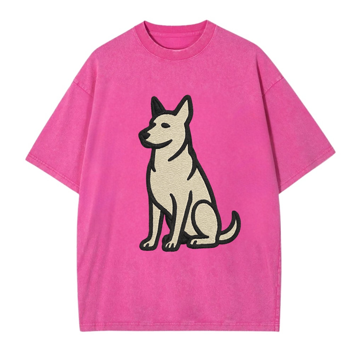 German Sheprador - German Shepherd Lab m Vintage T-shirt - Dusty Rose(Rose)