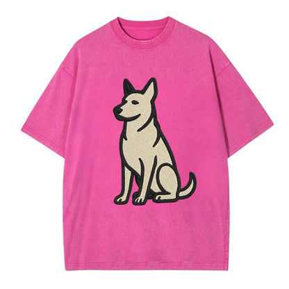German Sheprador - German Shepherd Lab m Vintage T-shirt - Dusty Rose(Rose)