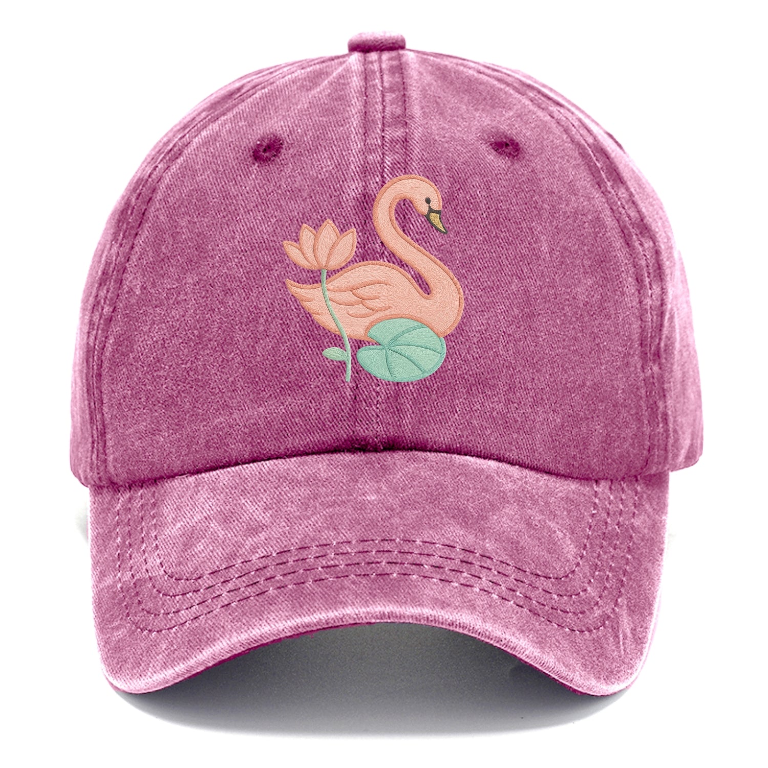 Coral Swan - Classic Cap - Dusty Rose(Rose)