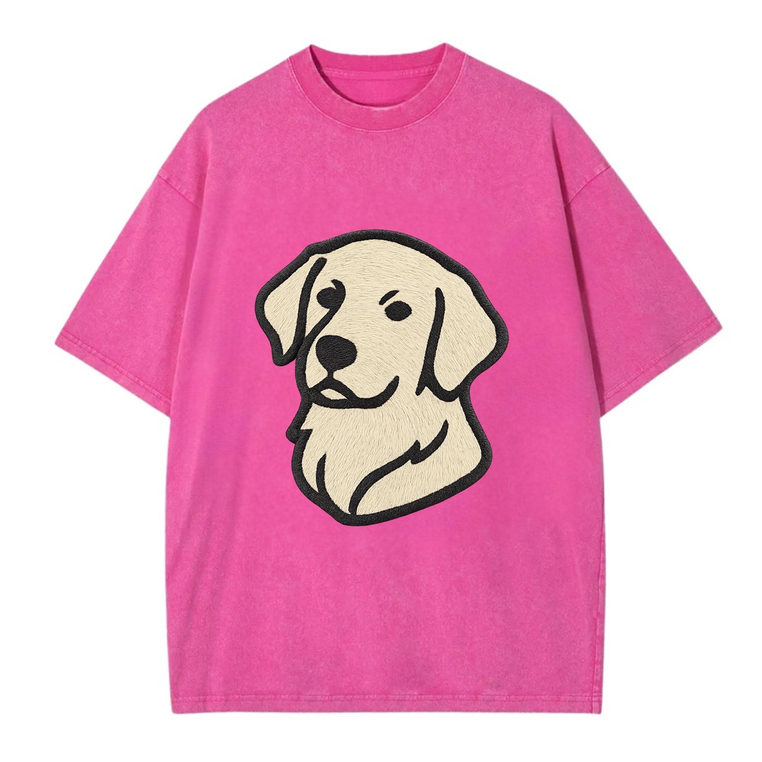 Golden Retriever - Head tilt curious pos Vintage T-shirt - Dusty Rose(Rose)