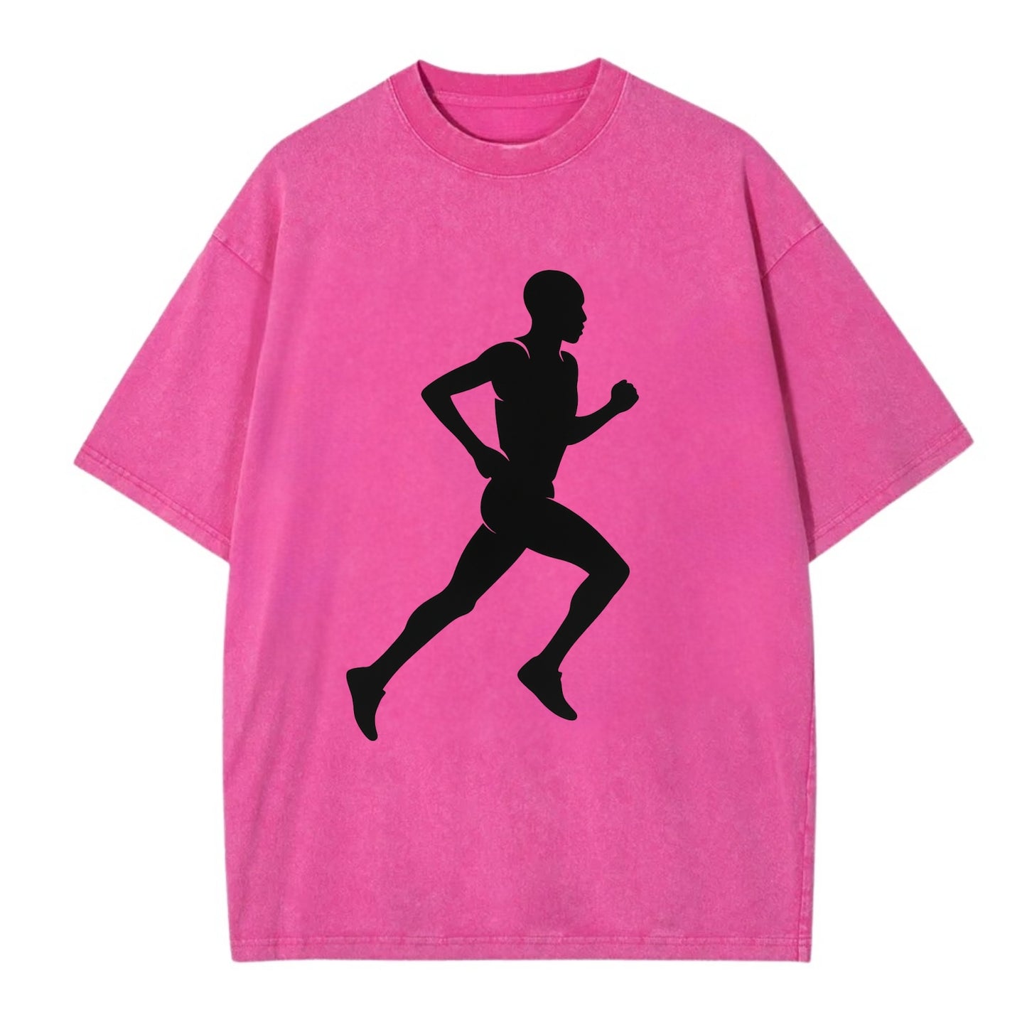 Kenyan distance runner stride - Vintage T-shirt - Dusty Rose(Rose)