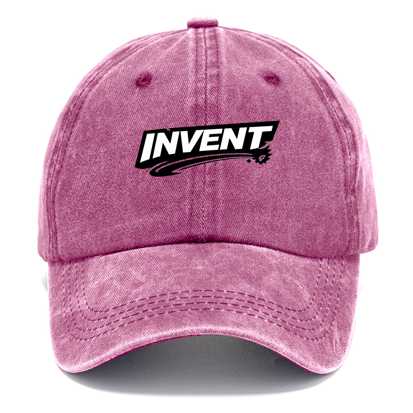 Bold typography design - "INVENT" - creating new things, originating - Classic Cap - Dusty Rose(Rose)