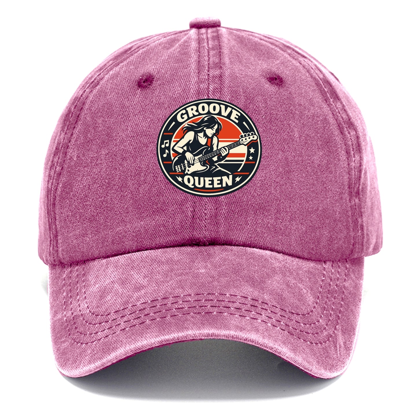 Groove Queen Emblem - Classic Cap - Dusty Rose(Rose)