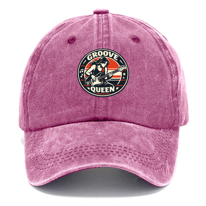 Groove Queen Emblem - Classic Cap - Dusty Rose(Rose)