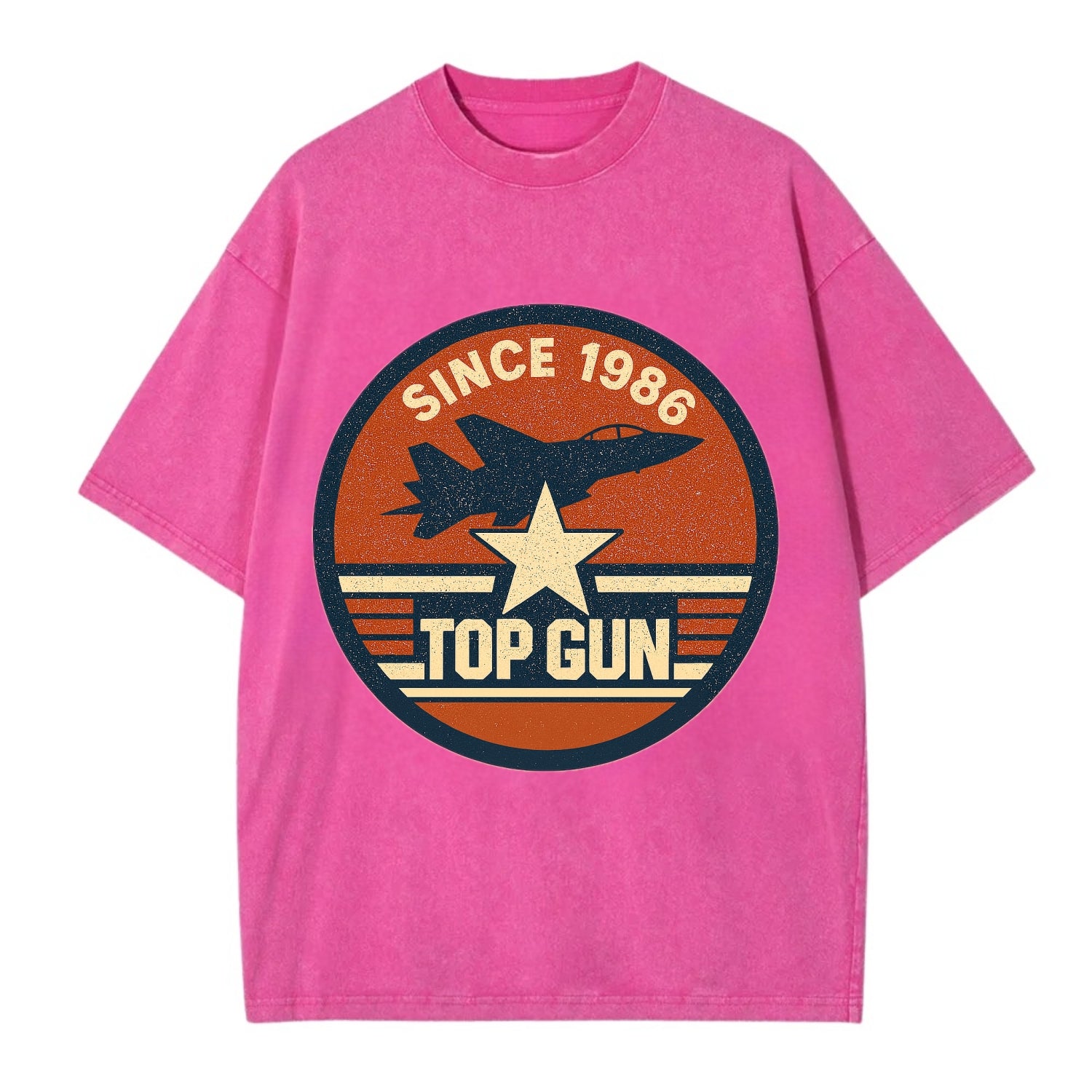 Top Gun Since 1986 - Vintage T-shirt - Dusty Rose(Rose)