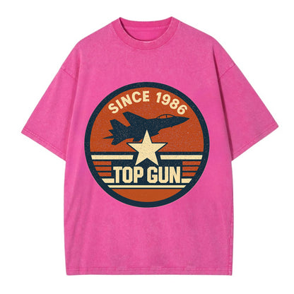 Top Gun Since 1986 - Vintage T-shirt - Dusty Rose(Rose)