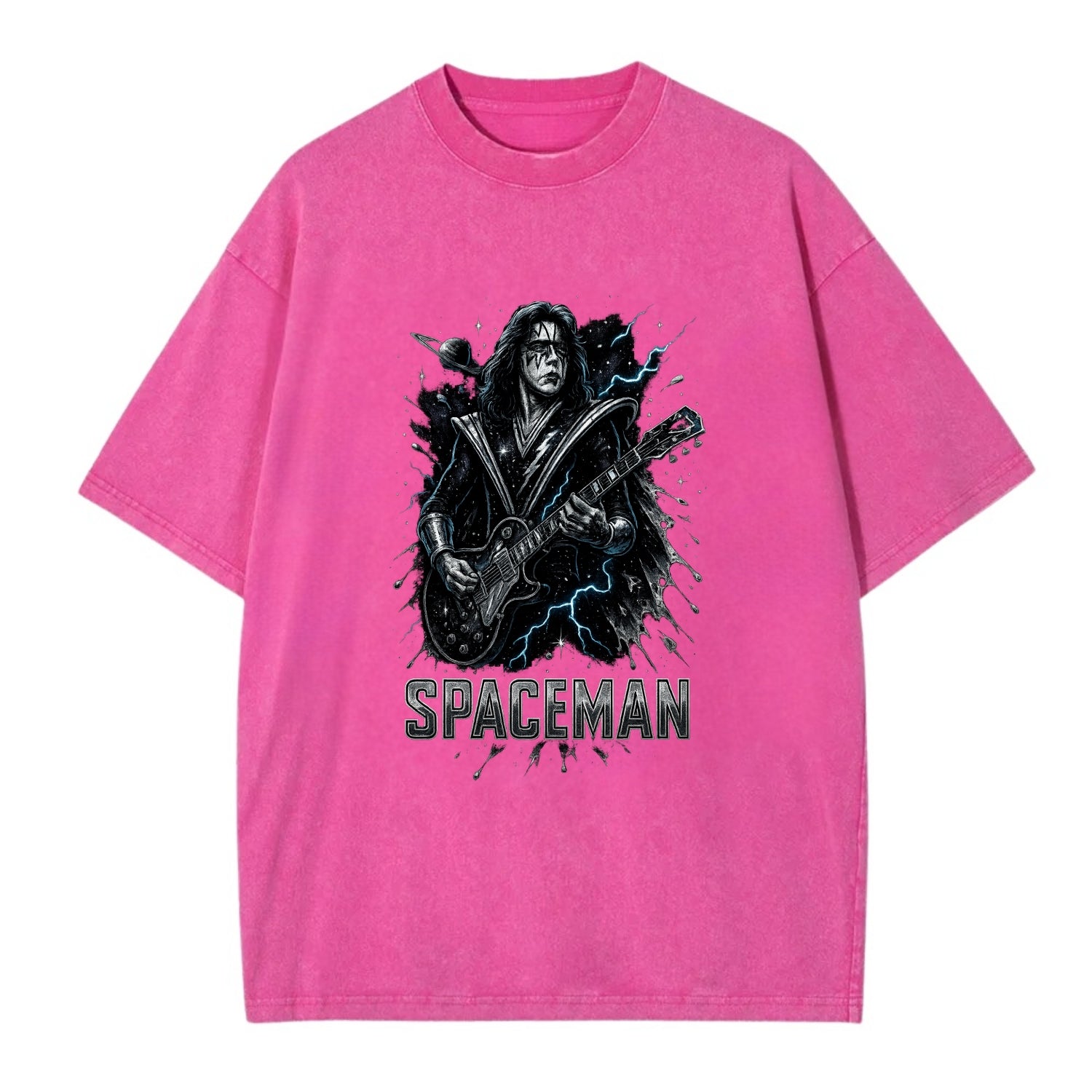 Silver Splash - Vintage T-shirt - Dusty Rose(Rose)