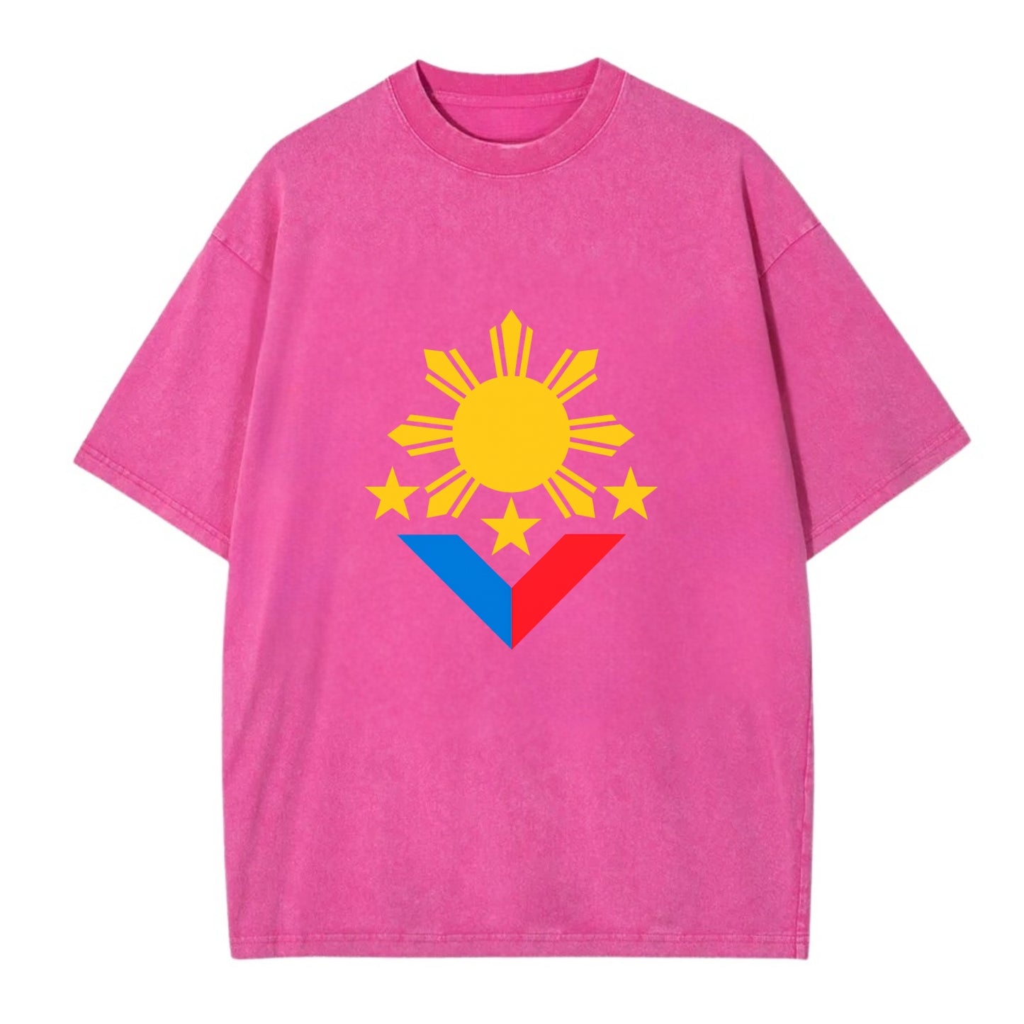 Sun Of Three - Vintage T-shirt - Dusty Rose(Rose)