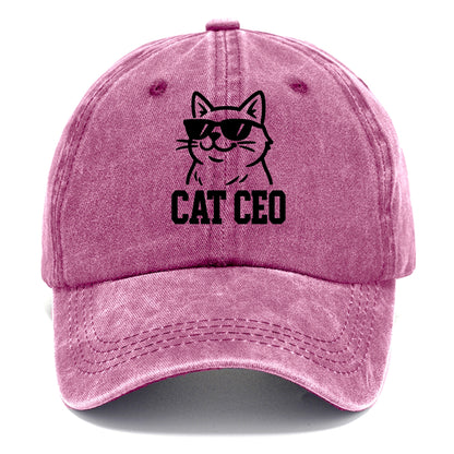 CEO Cat Boss - Classic Cap - Dusty Rose(Rose)