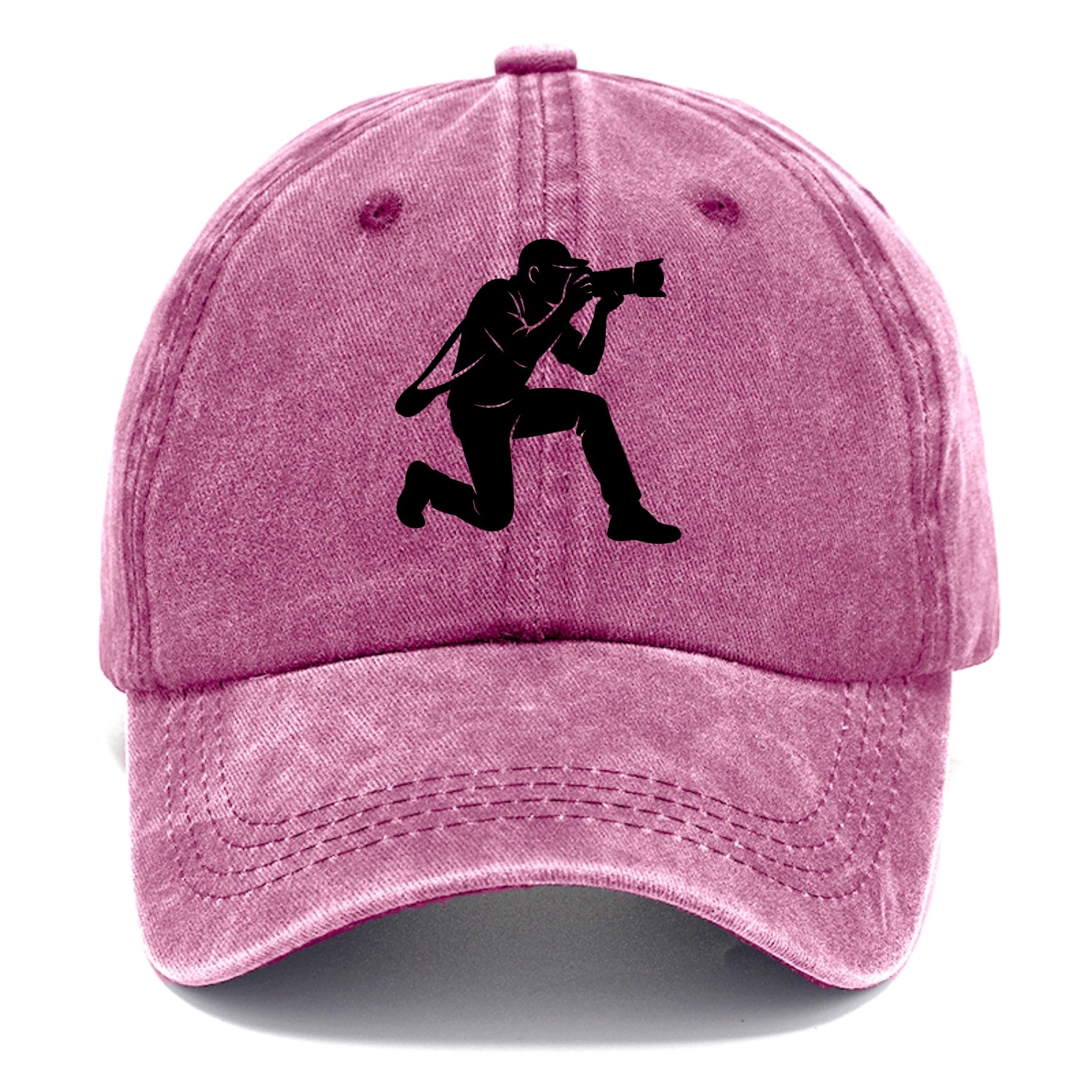 Photographer capturing perfect shot - Classic Cap - Dusty Rose(Rose)