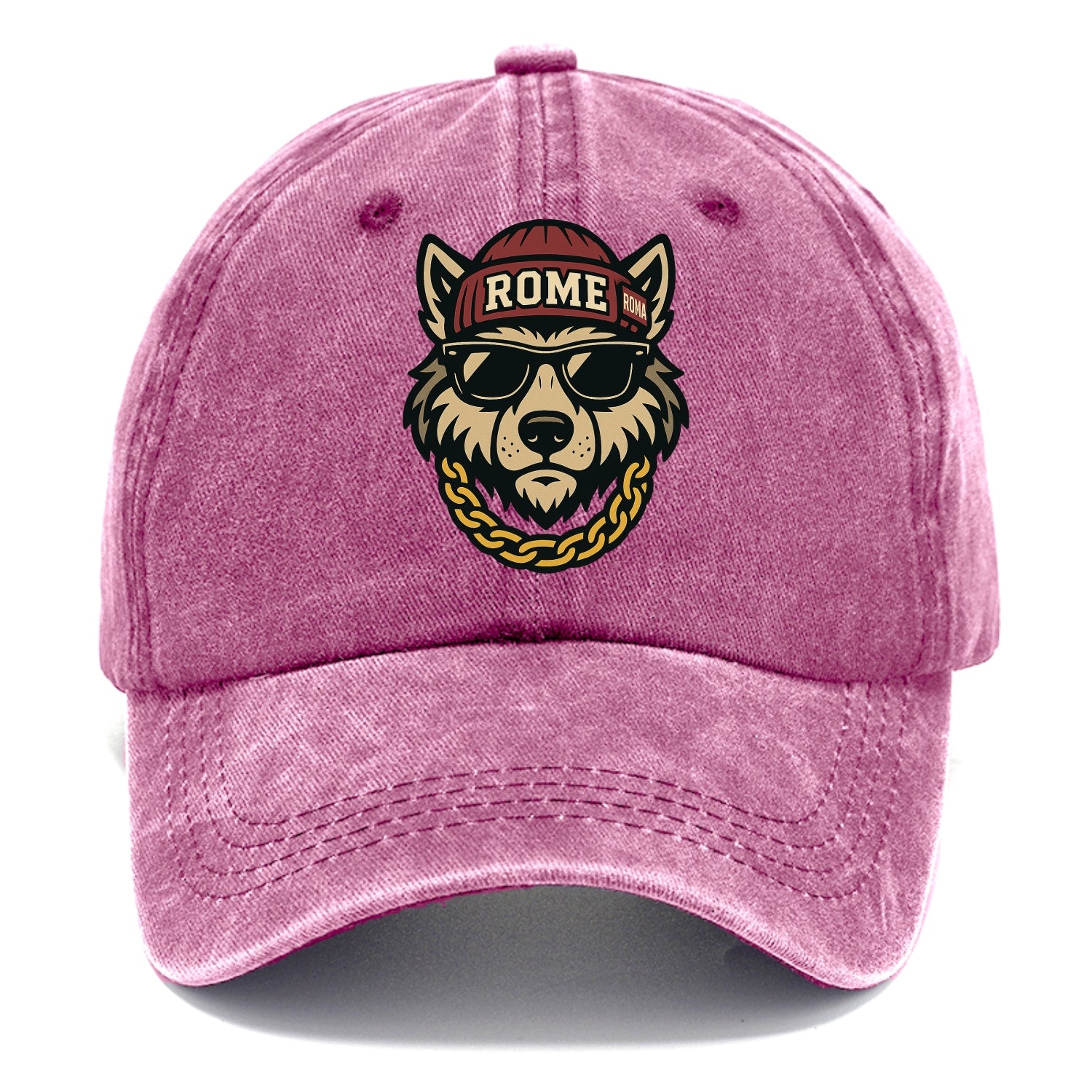 Rome Wolf - Classic Cap - Dusty Rose(Rose)