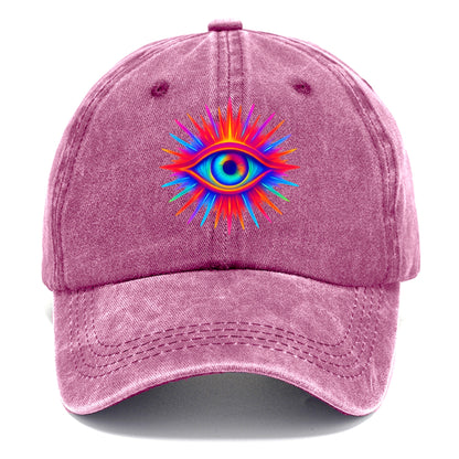 Rainbow Third Eye - Prismatic eye radiat Classic Cap - Dusty Rose(Rose)