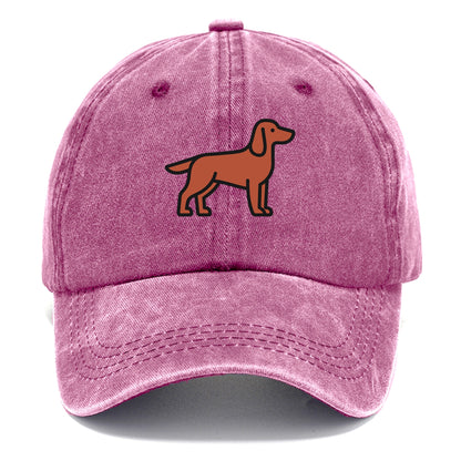 Irish Setter - Red/chestnut flat side profile - Classic Cap - Dusty Rose(Rose)