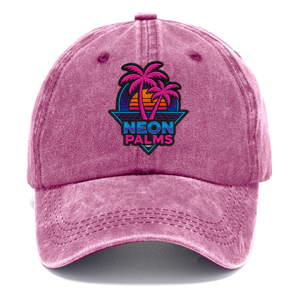 Neon Palms - Classic Cap - Dusty Rose(Rose)