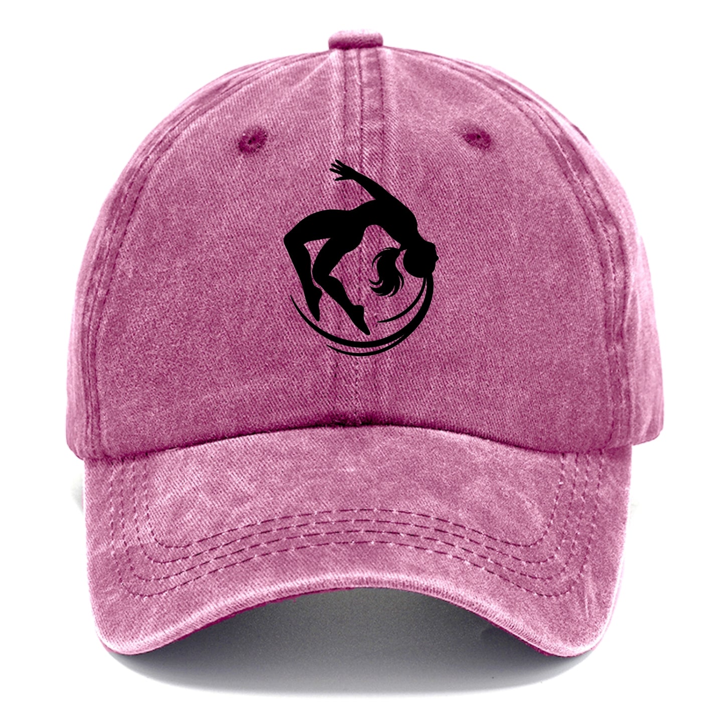 Gymnast mid-backflip rotation - Classic Cap - Dusty Rose(Rose)