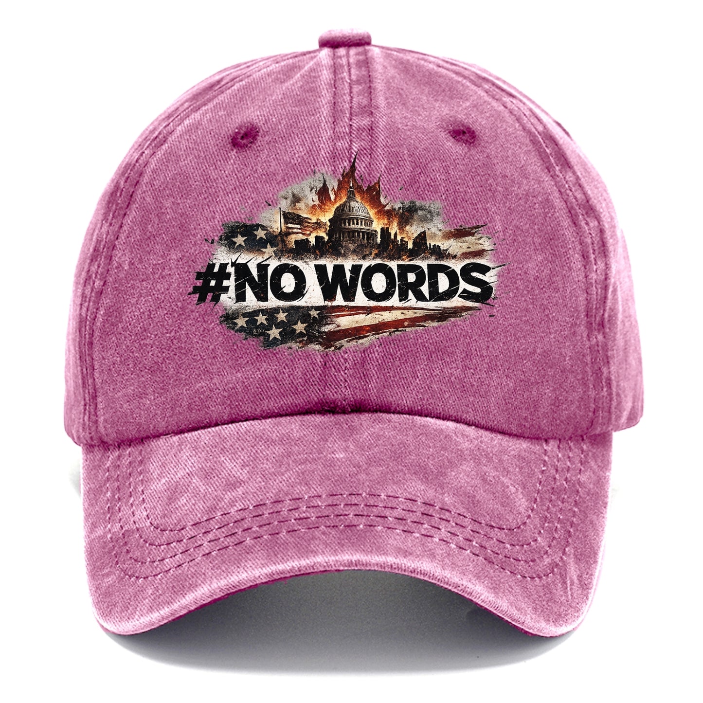 No Words! - Classic Cap - Dusty Rose(Rose)