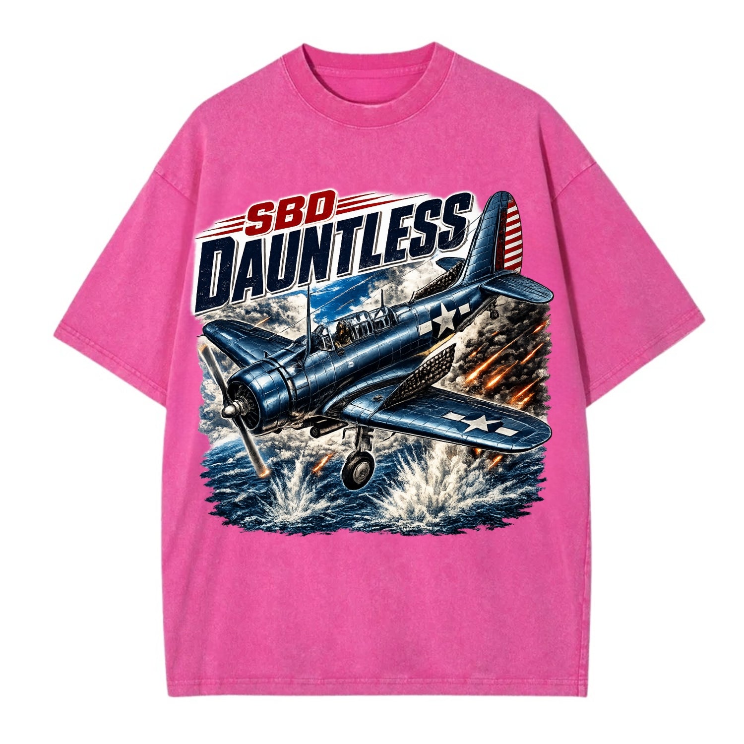 Sbd Dauntless - Vintage T-shirt - Dusty Rose(Rose)