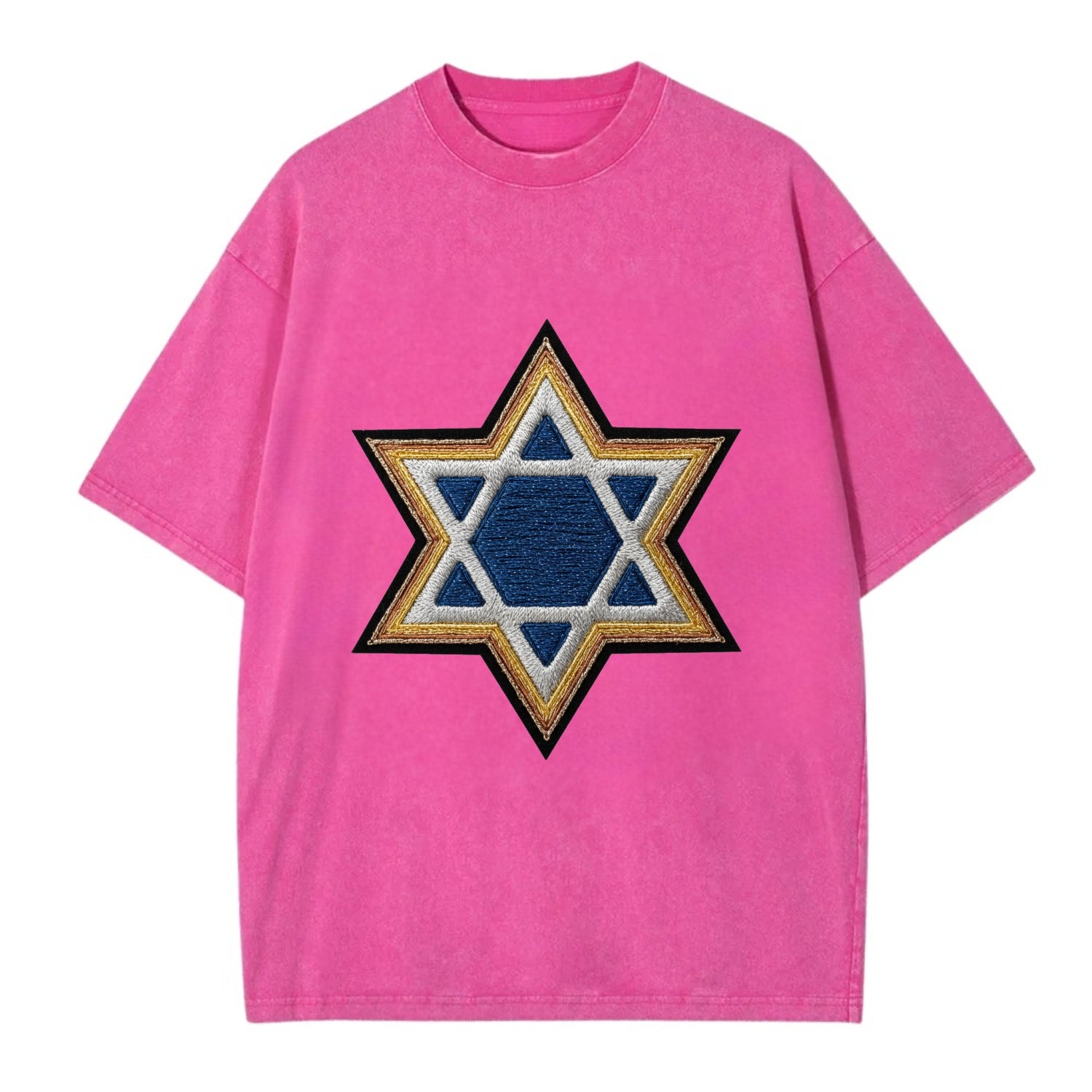 Star of David - Vintage T-shirt - Dusty Rose(Rose)