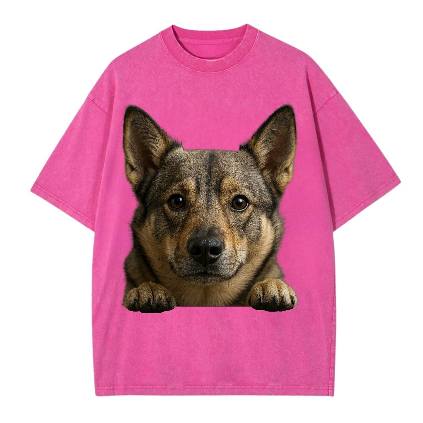 Swedish Vallhund  - Vintage T-shirt - Dusty Rose(Rose)