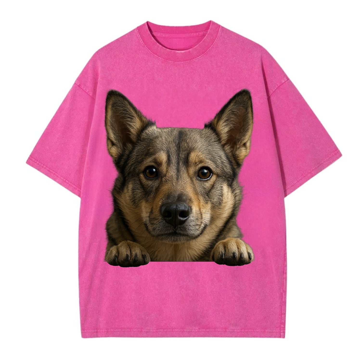 Swedish Vallhund  - Vintage T-shirt - Dusty Rose(Rose)