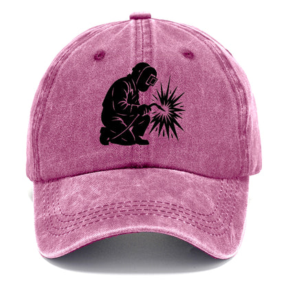 Welder sparks flying dramatically - Classic Cap - Dusty Rose(Rose)