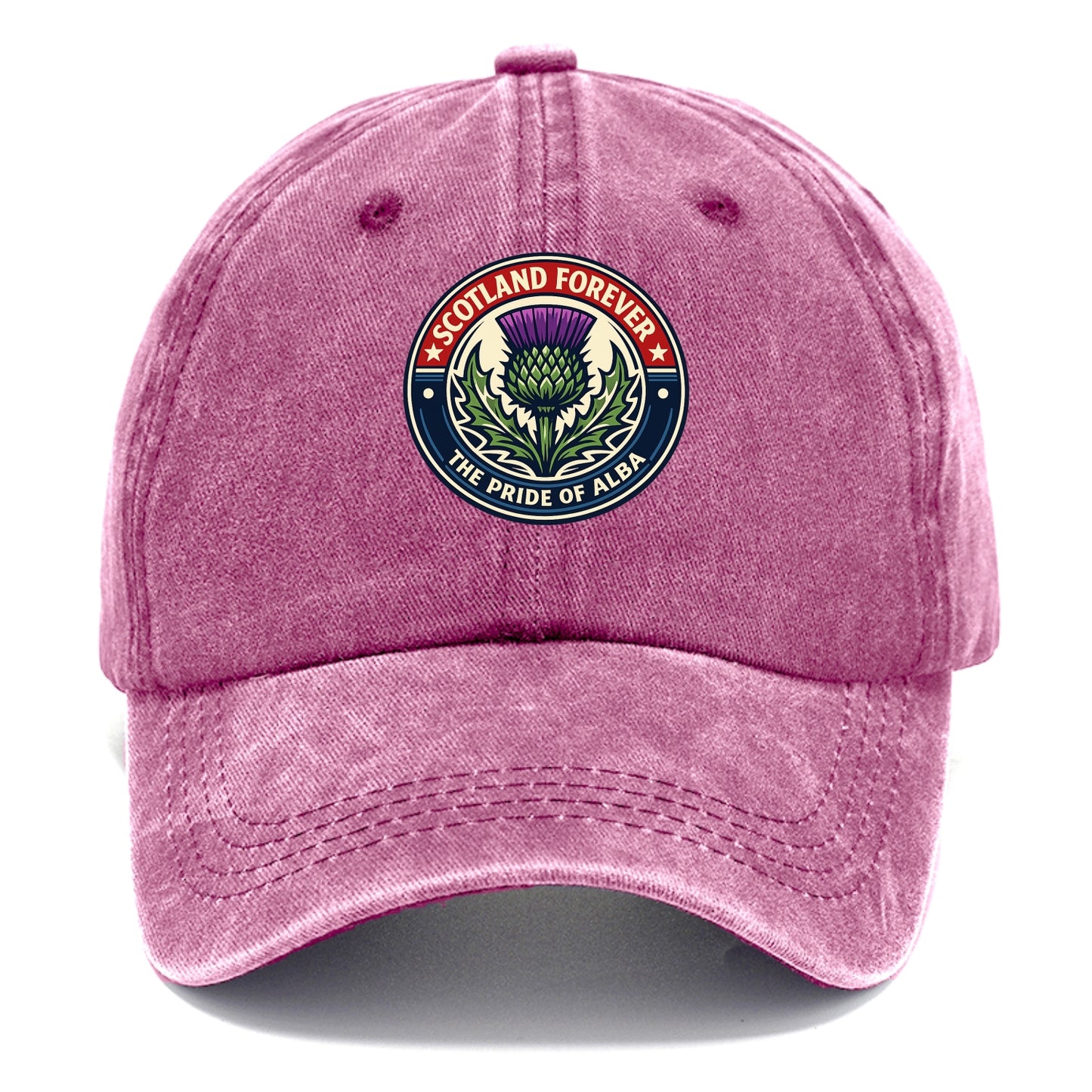 Highland Heritage Emblem - Classic Cap - Dusty Rose(Rose)
