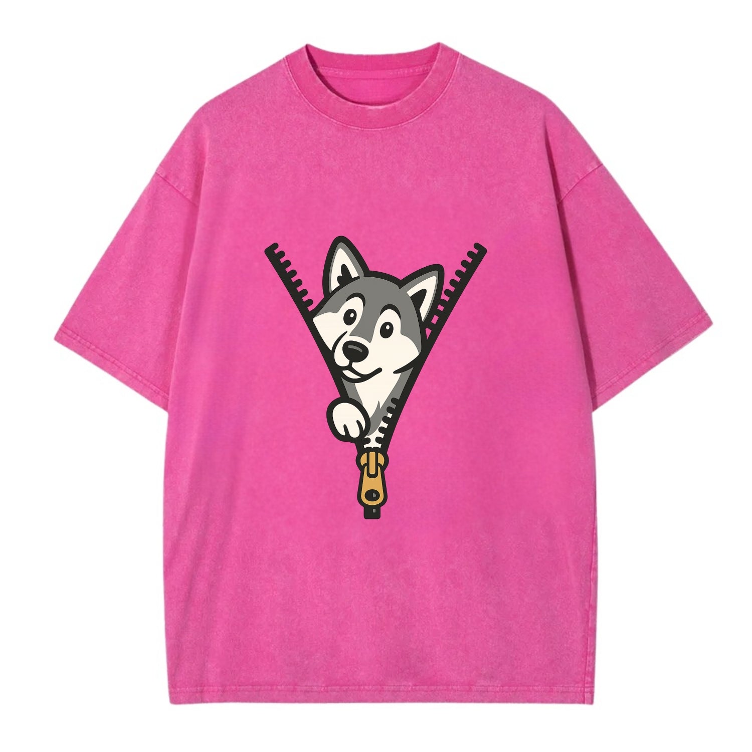 Alaskan Malamute - Vintage T-shirt - Dusty Rose(Rose)