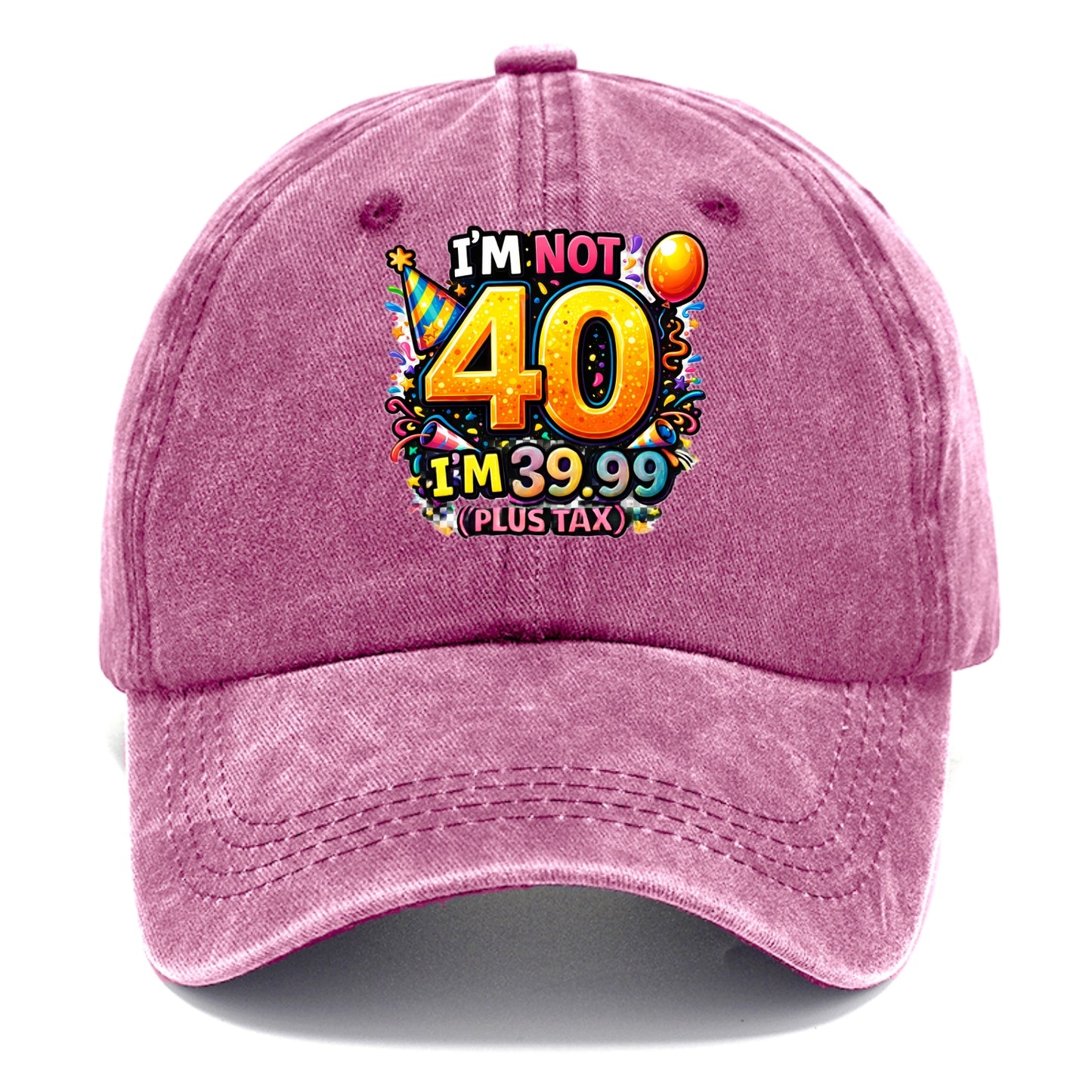 Not 40 Plus Tax - Classic Cap - Dusty Rose(Rose)