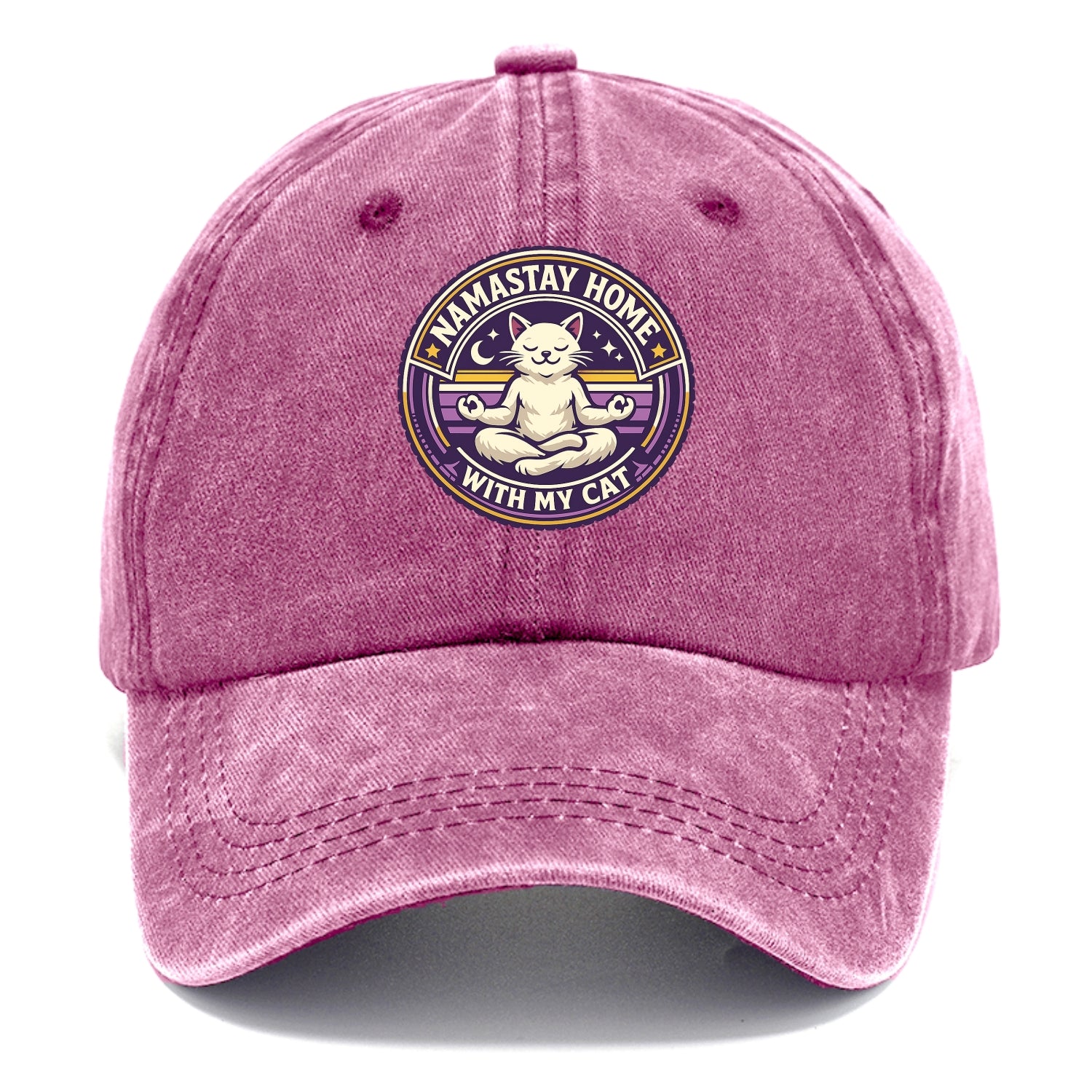 Zen Feline Retreat - Classic Cap - Dusty Rose(Rose)