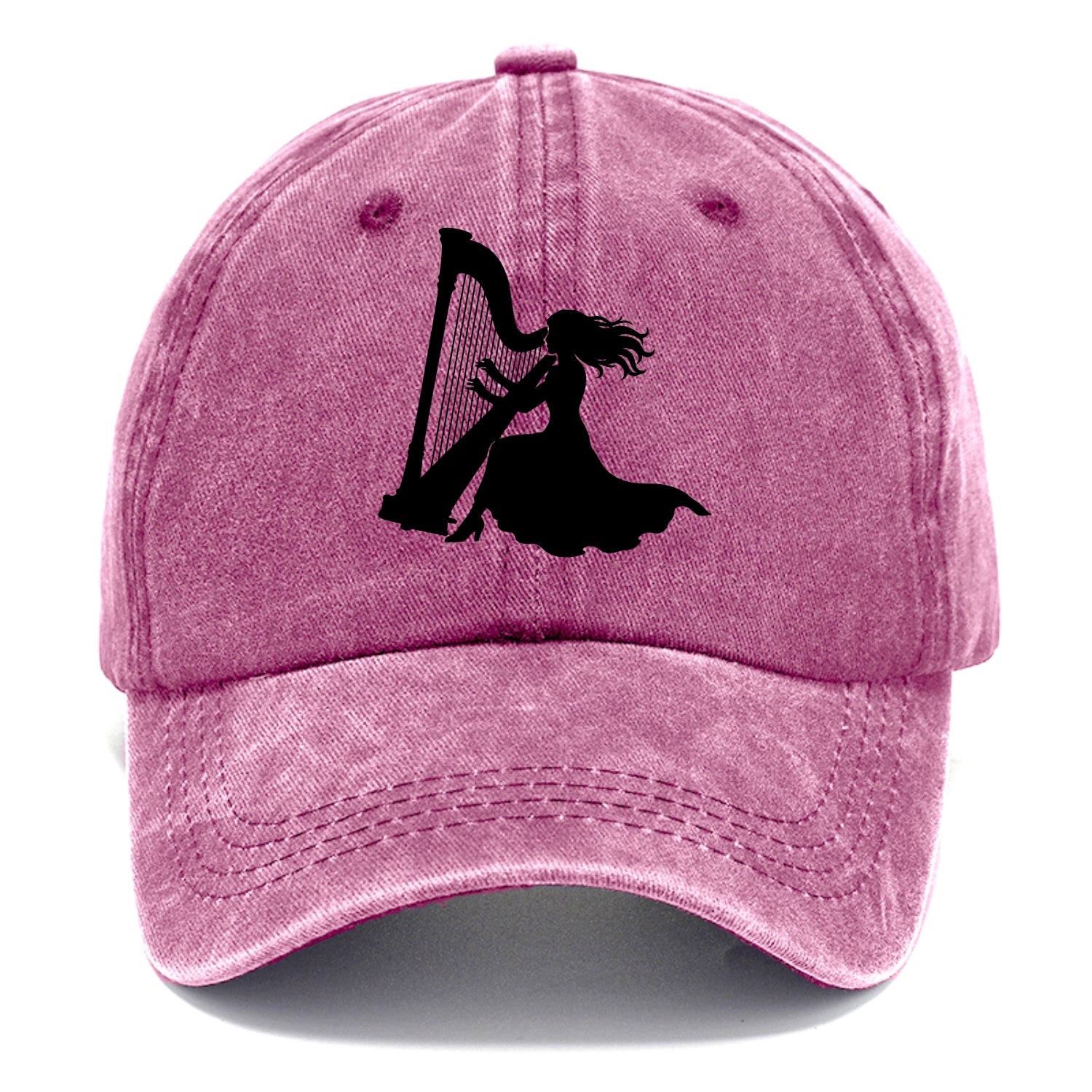 Harpist playing ethereal melody - Classic Cap - Dusty Rose(Rose)