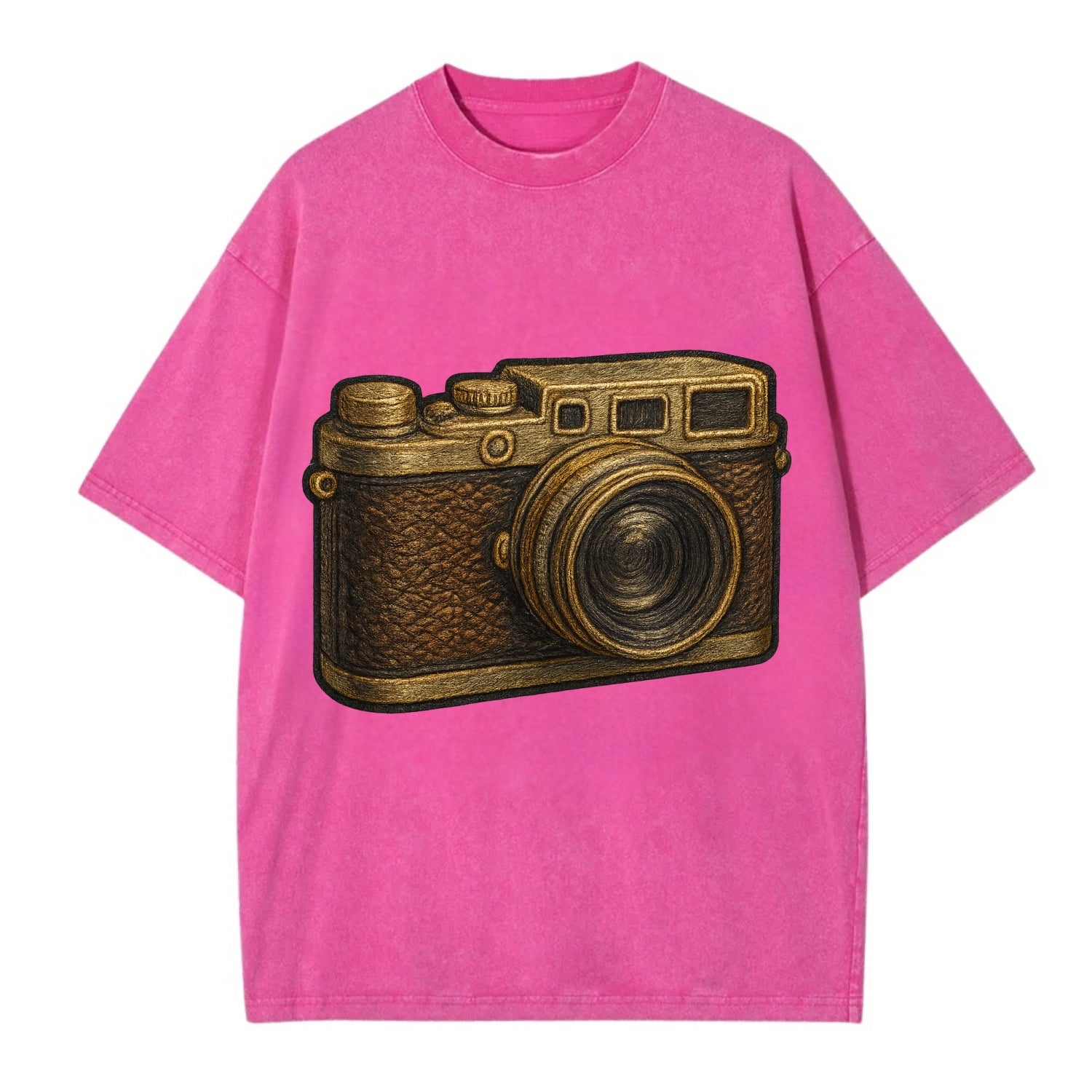 Film Camera  - Vintage T-shirt - Dusty Rose(Rose)