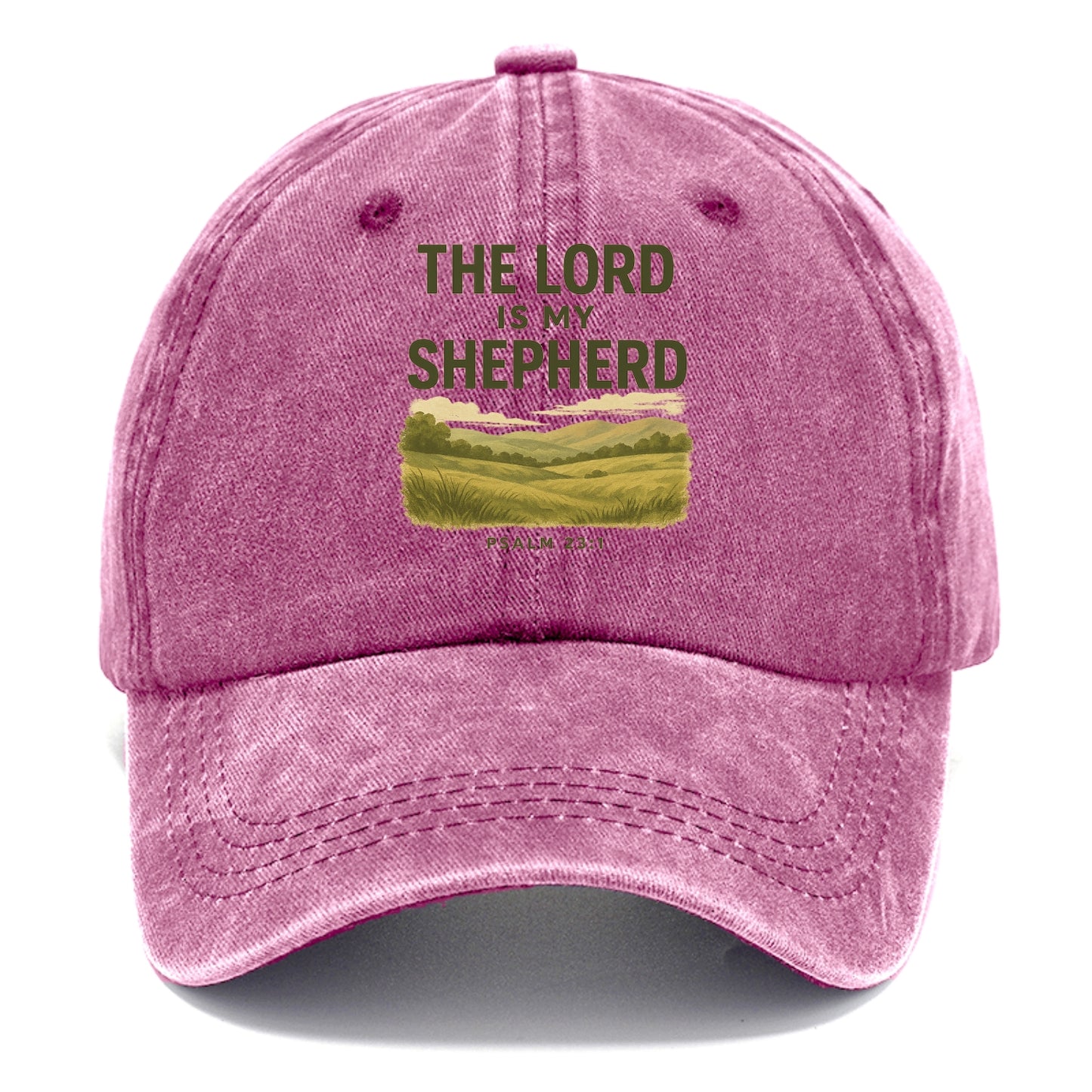 Psalm 23:1 Meadow - Classic Cap - Dusty Rose(Rose)