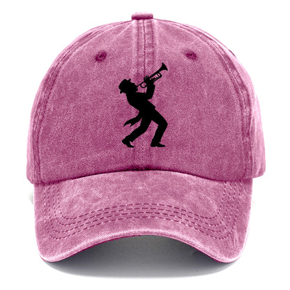 Trumpet player hitting high note - Classic Cap - Dusty Rose(Rose)