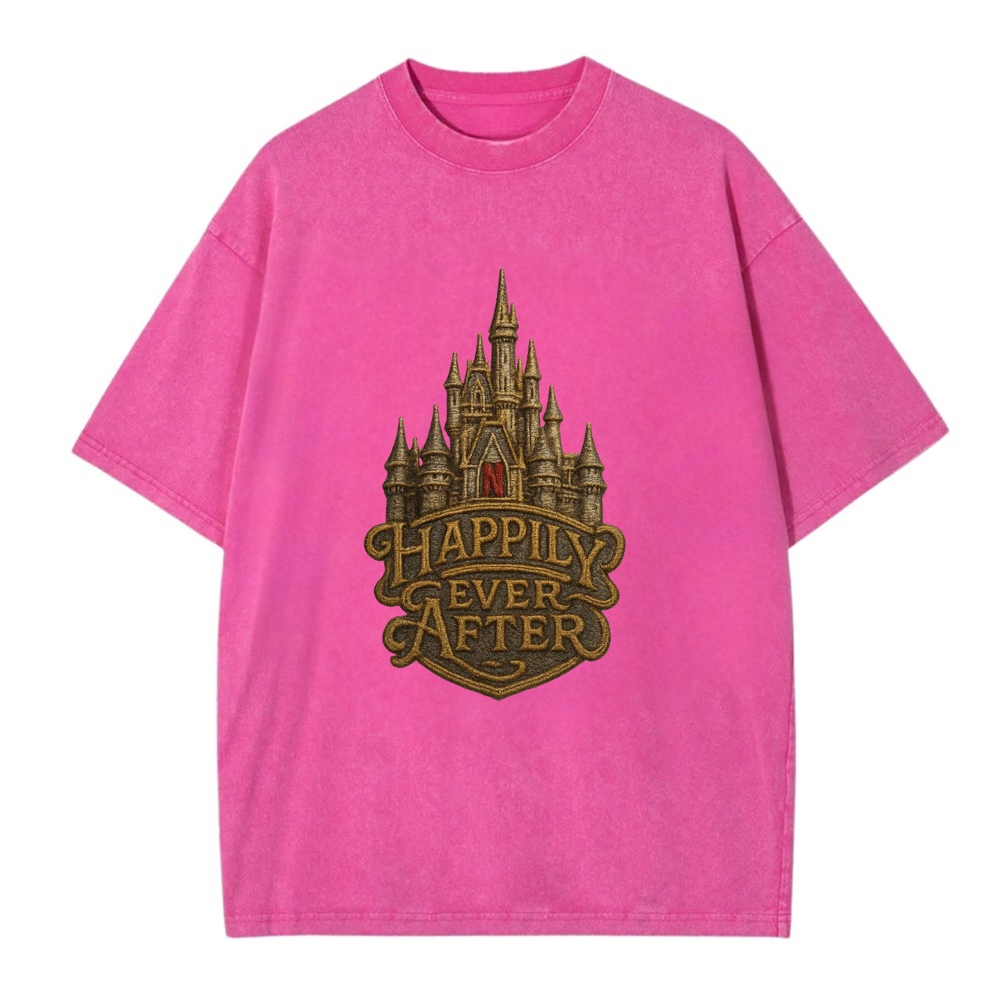 Happily Ever After  - Vintage T-shirt - Dusty Rose(Rose)