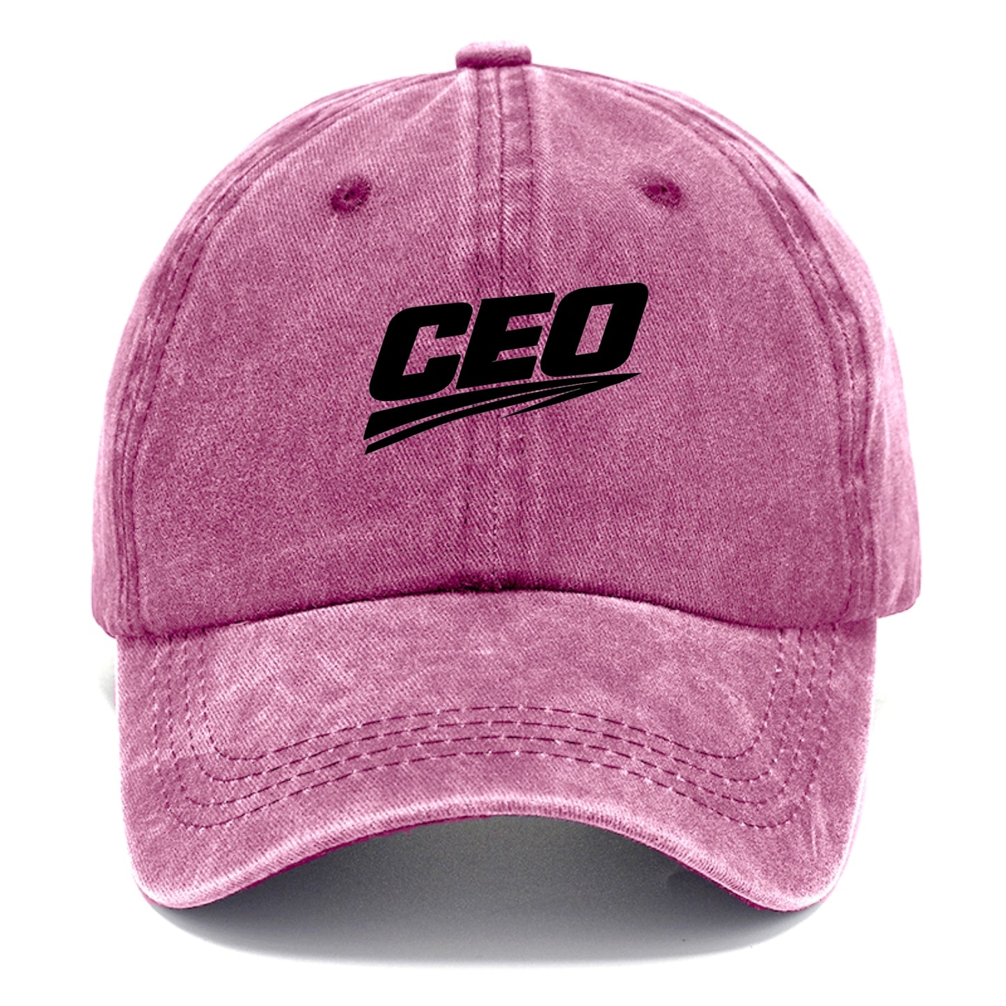 Bold typography design - "CEO" - chief executive, running things - Classic Cap - Dusty Rose(Rose)