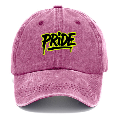 Bold typography design - "PRIDE" - dignified satisfaction, honor - Classic Cap - Dusty Rose(Rose)
