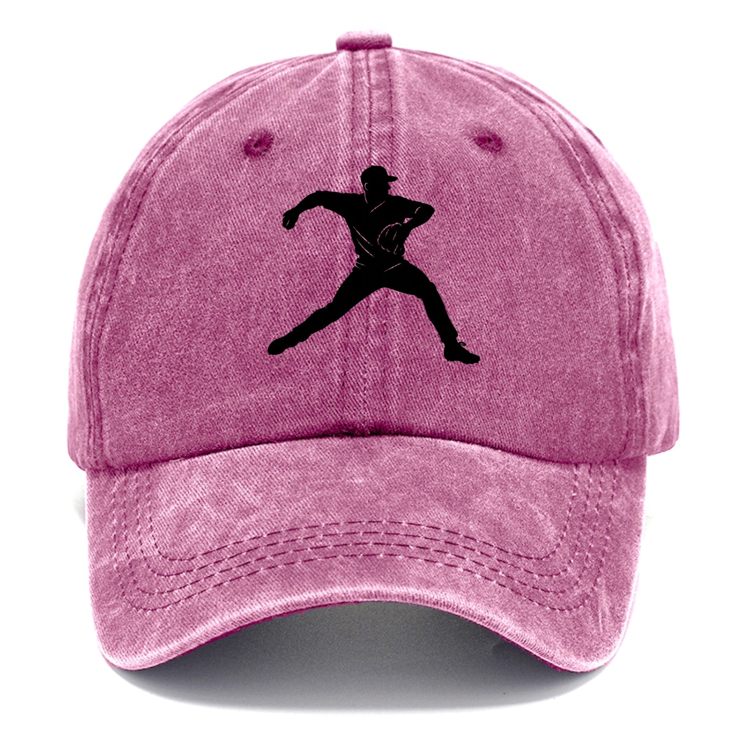 Baseball pitcher wind-up motion - Classic Cap - Dusty Rose(Rose)