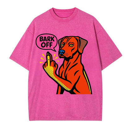Rhodesian Ridgeback with distinctive ridge on back, athletic muscular paw up - Vintage T-shirt - Dusty Rose(Rose)
