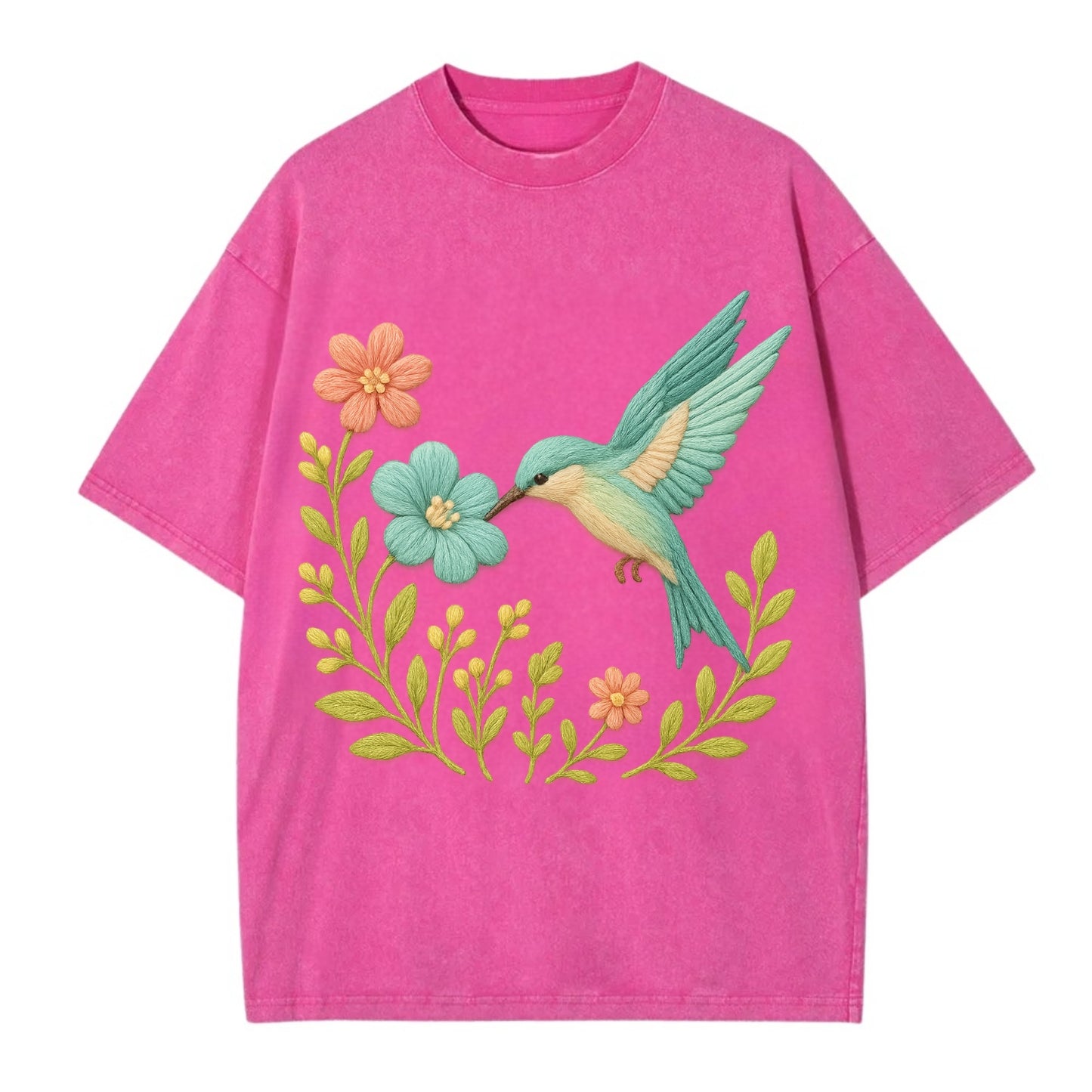 Mint Bee-Eater - Vintage T-shirt - Dusty Rose(Rose)