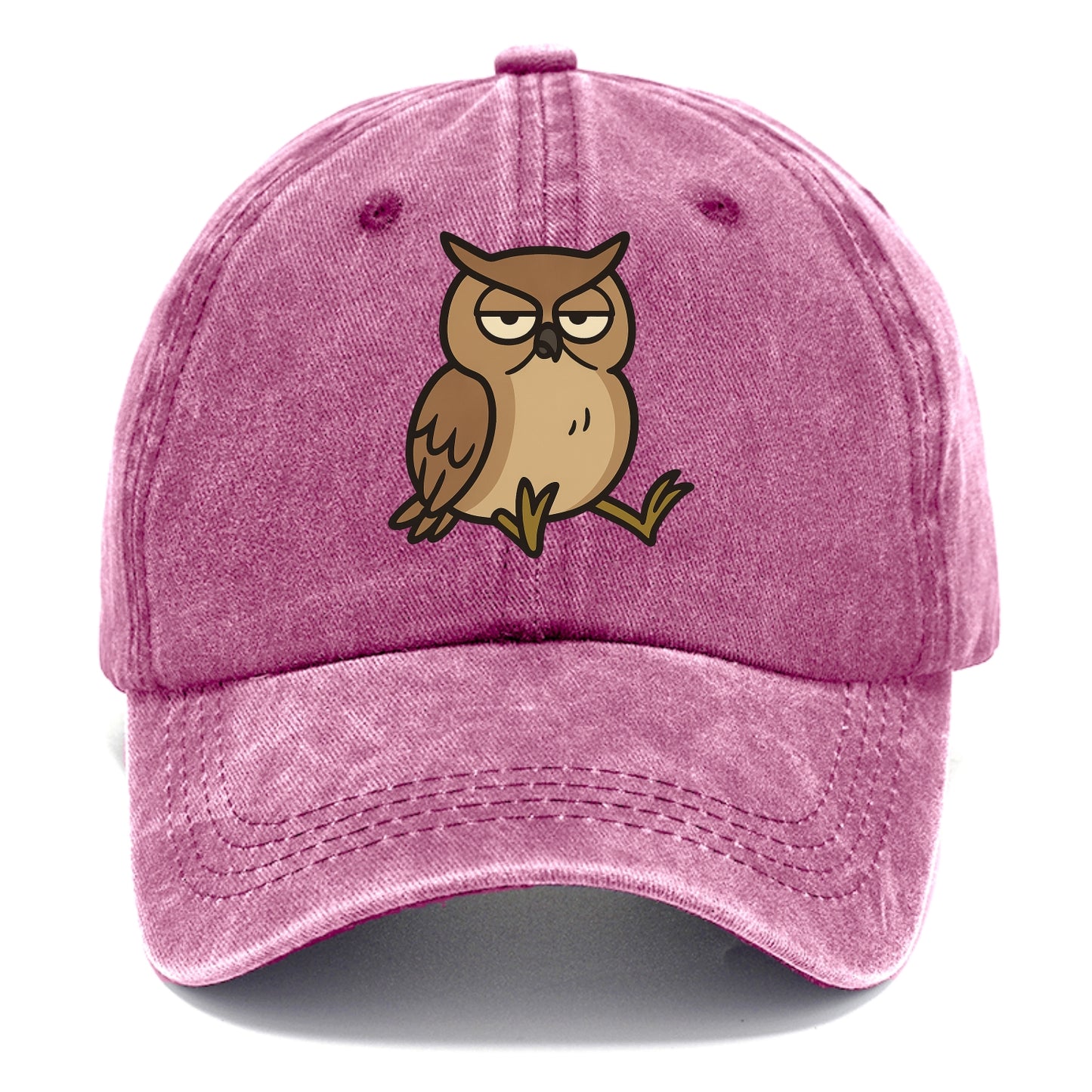 The Owl Judging Silently - Classic Cap - Dusty Rose(Rose)