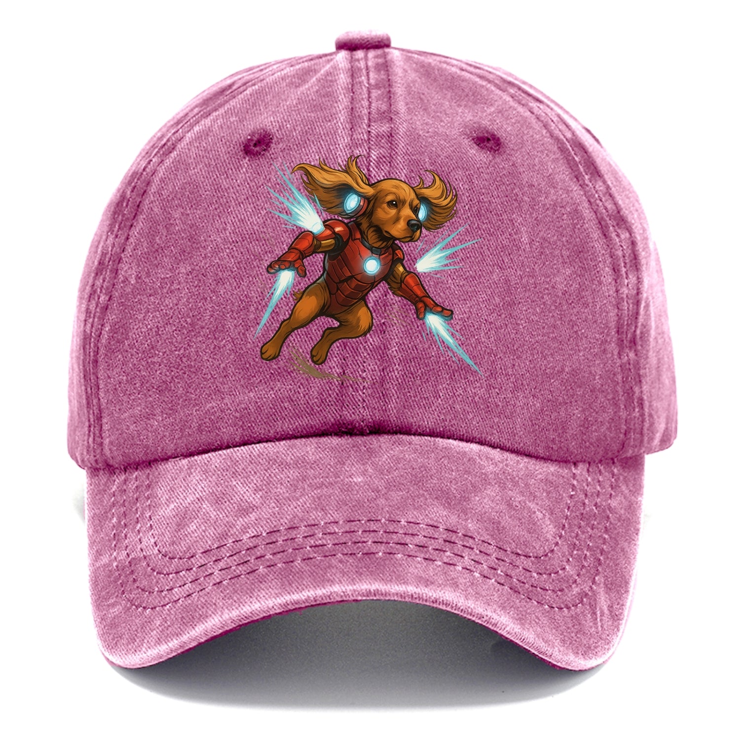 Cocker Spaniel Iron Man  - Classic Cap - Dusty Rose(Rose)