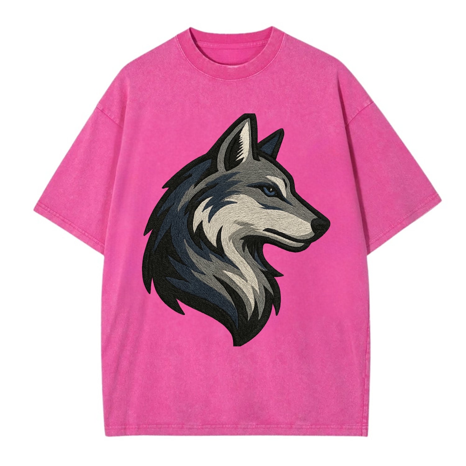 Lone Wolf Wanderer  - Vintage T-shirt - Dusty Rose(Rose)