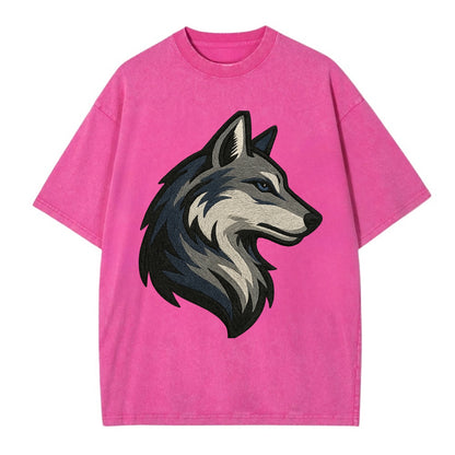 Lone Wolf Wanderer  - Vintage T-shirt - Dusty Rose(Rose)