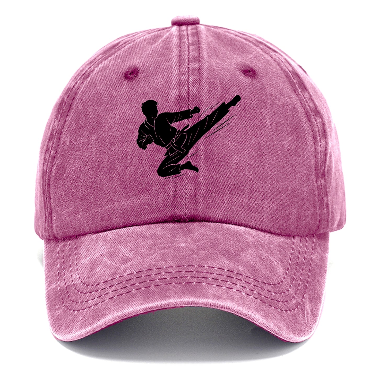 Korean taekwondo flying kick - Classic Cap - Dusty Rose(Rose)