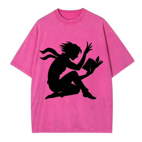 Reader lost in book moment - Vintage T-shirt