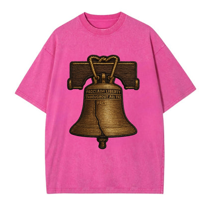 Liberty Bell  - Vintage T-shirt - Dusty Rose(Rose)