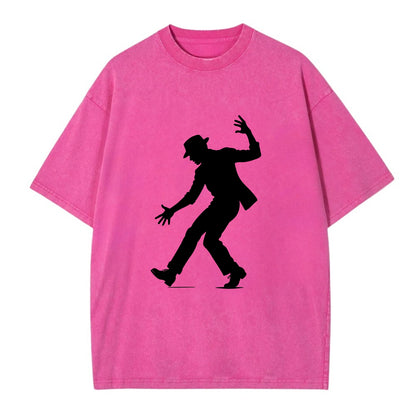 Tap dancer dramatic step - Vintage T-shirt - Dusty Rose(Rose)
