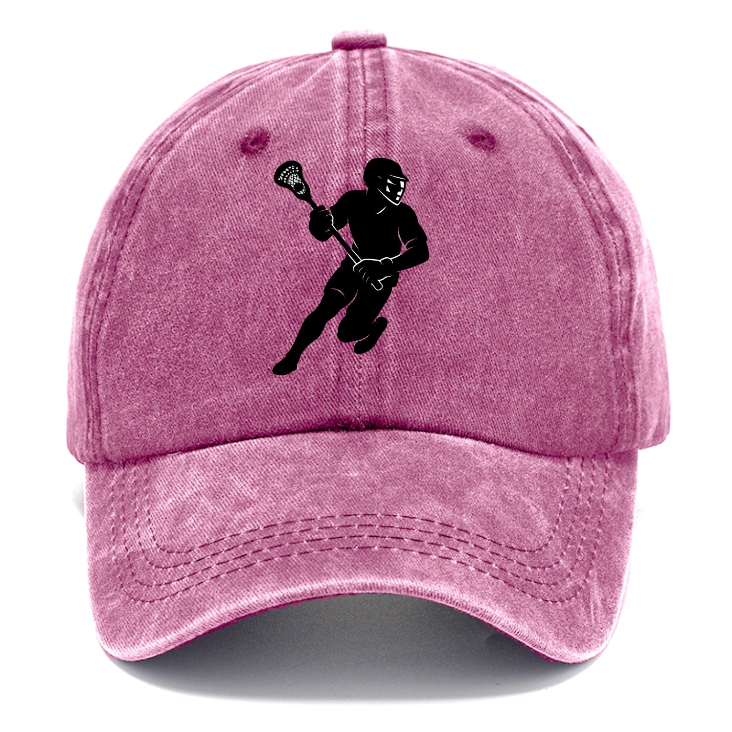 Lacrosse player cradling stick - Classic Cap - Dusty Rose(Rose)