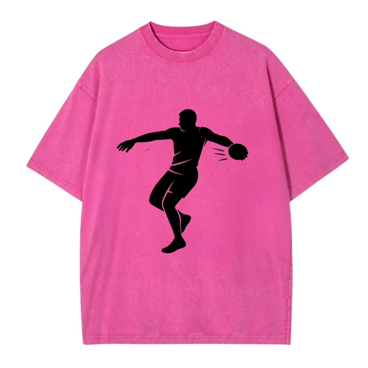 Discus thrower spinning release - Vintage T-shirt - Dusty Rose(Rose)