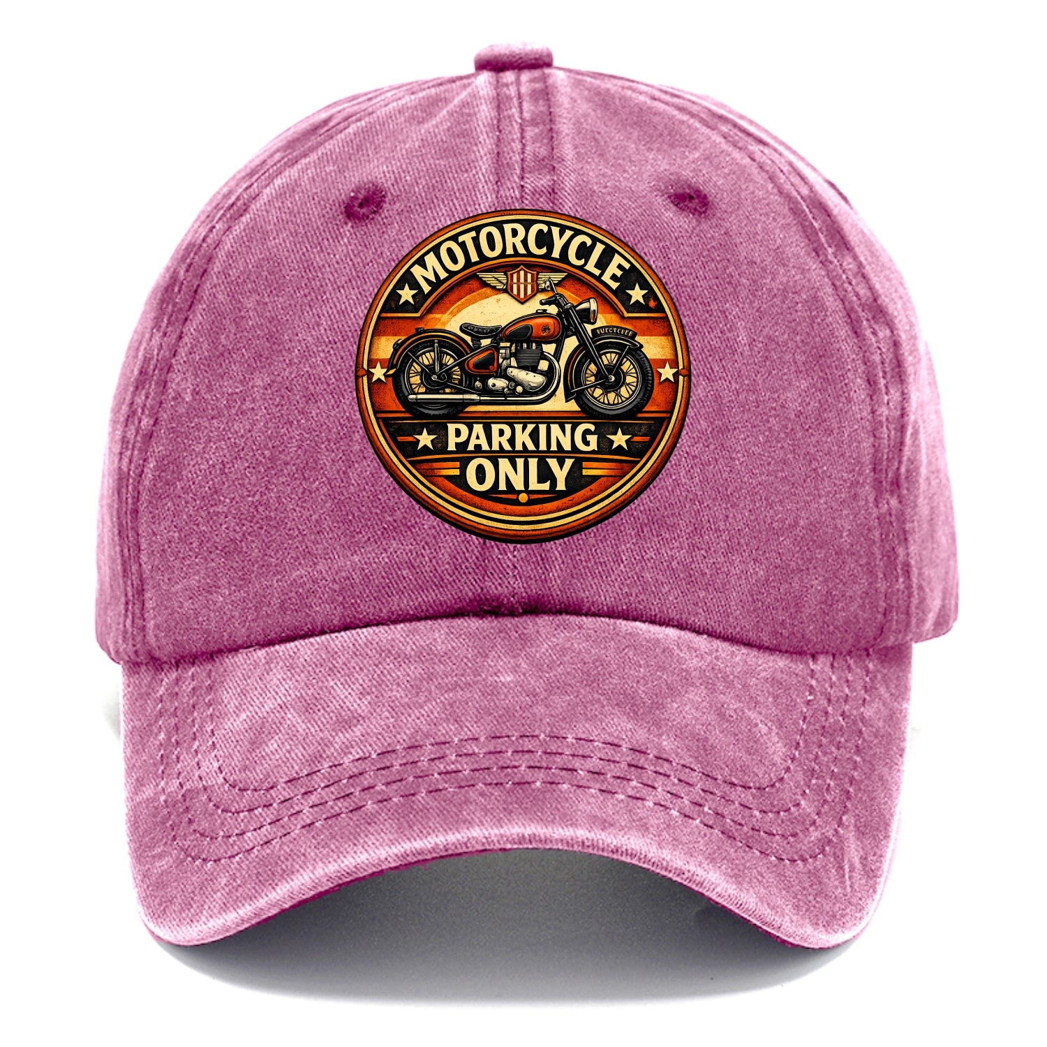 Motorcycle Parking Only - Classic Cap - Dusty Rose(Rose)